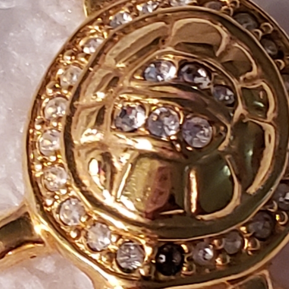 Vintage Swarovski Turtle brooch - Picture 2 of 4